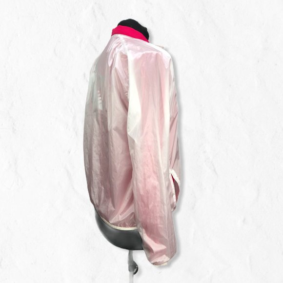 White/Pink Iridescent Puma Windbreaker XL - Picture 3 of 13